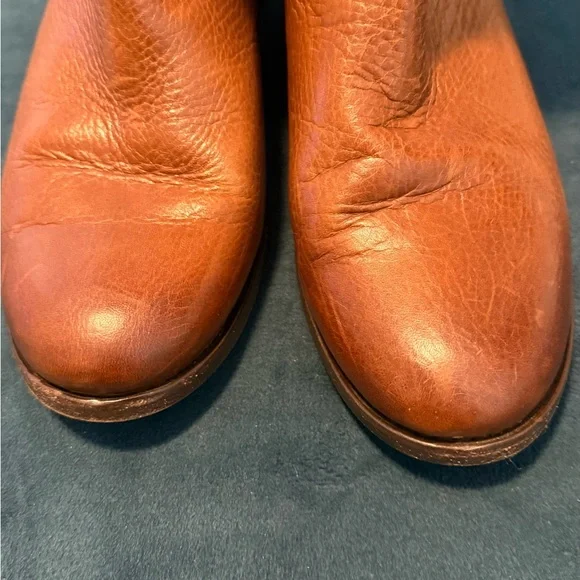 Frye Tan Leather Ankle Booties - Picture 4 of 7